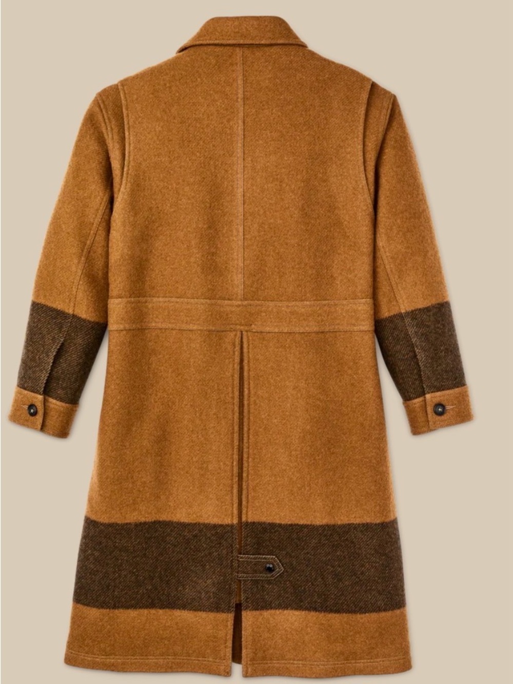Filson Women’s Brown and Dark Brown Field Coat - Picture 4 of 7